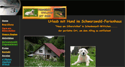 Desktop Screenshot of ferienhausurlaub-hund.de
